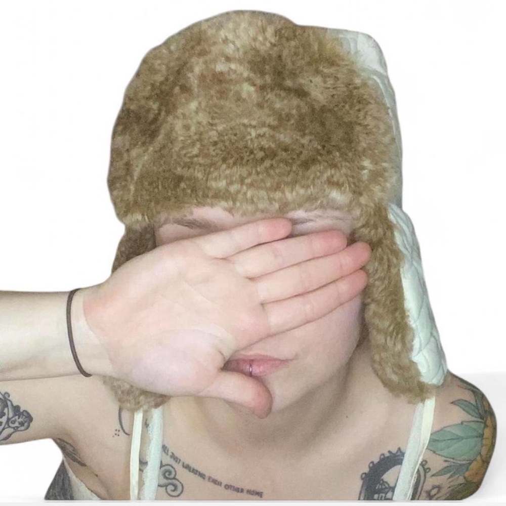Brown Fur Trapper Hat